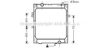 AVA QUALITY COOLING MN2001 Radiator, engine cooling